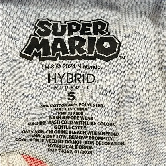 Hybrid Apparel Nintendo Super Mario Toad & Friends Girls’ Dress With Side Cutout - Picture 9 of 10